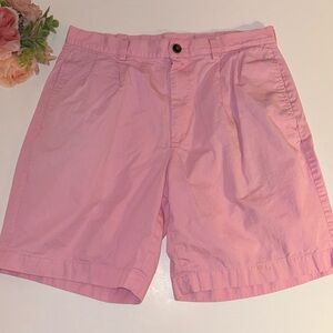 BROOKS BROTHERS PINK CHINO SHORTS 33” Waist pink kakis short size 33 waist